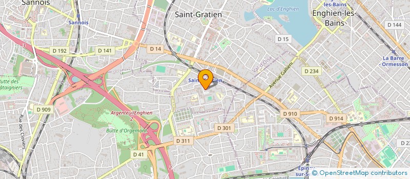 localisation de l'entreprise MADAME OPHELIE BILLE MBOUH  SAINT-GRATIEN