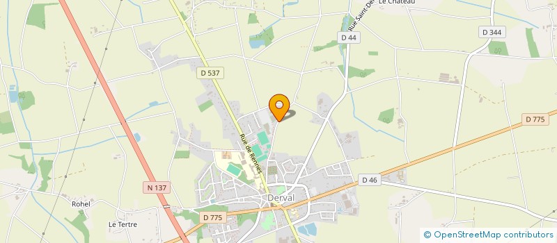 localisation de l'entreprise MADAME OPHELIE BISSON  DERVAL