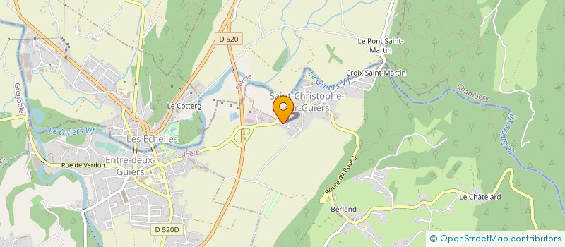localisation de l'entreprise MADAME OPHELIE BLANC à SAINT-CHRISTOPHE-SUR-GUIERS