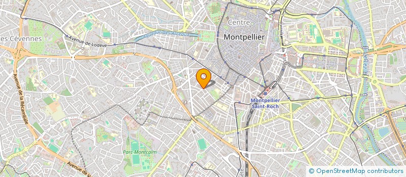 localisation de l'entreprise MADAME OPHELIE BLANCARD à MONTPELLIER