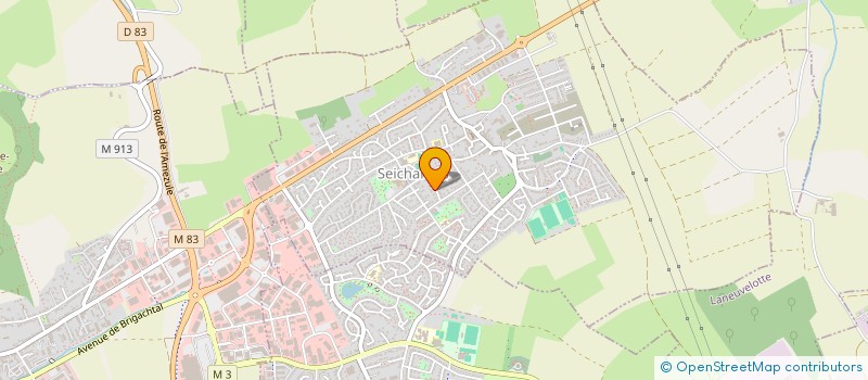 localisation de l'entreprise MADAME OPHELIE BLANCK  SEICHAMPS