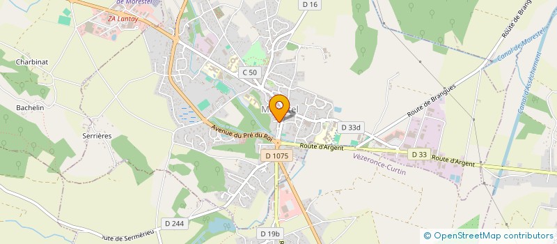 localisation de l'entreprise MADAME OPHELIE BOREL  MORESTEL