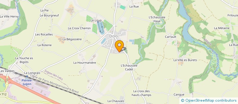 localisation de l'entreprise MADAME OPHELIE BOUBEL  JUGON-LES-LACS