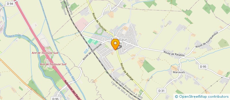 localisation de l'entreprise MADAME OPHELIE BOUCHARA  MONTLAUR