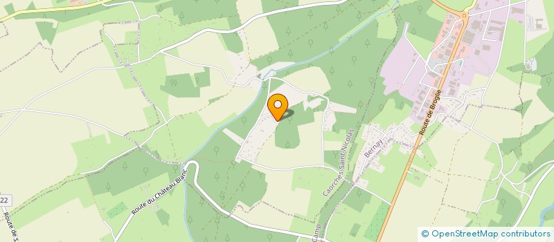 localisation de l'entreprise MADAME OPHELIE BOULAND  CAORCHES-SAINT-NICOLAS