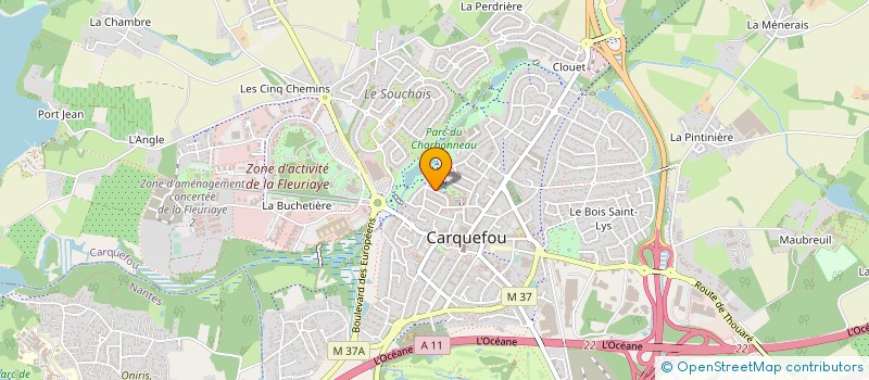 localisation de l'entreprise MADAME OPHELIE BOURGEOIS à CARQUEFOU