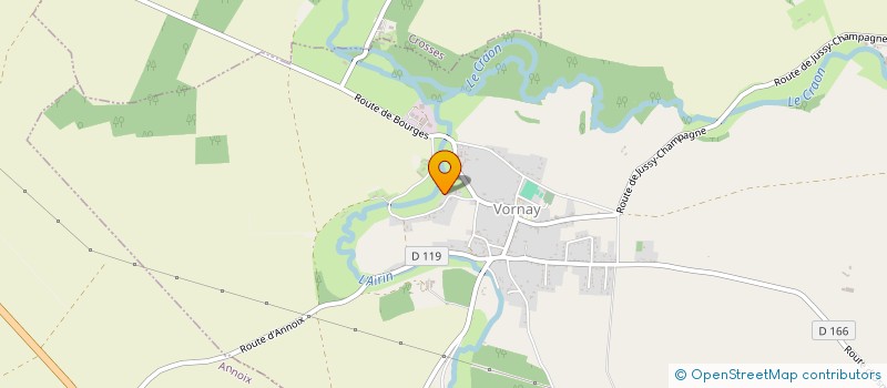 localisation de l'entreprise MADAME OPHELIE BOURGOIN  VORNAY