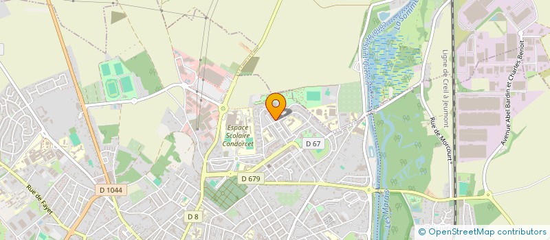 localisation de l'entreprise MADAME OPHELIE BOURGUET à SAINT-QUENTIN