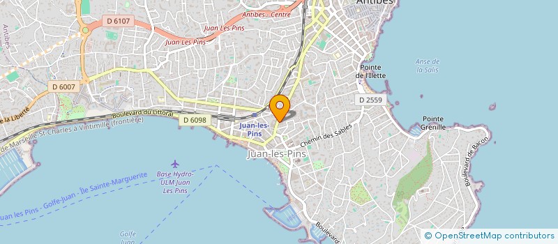 localisation de l'entreprise MADAME OPHELIE BRANCOURT à ANTIBES