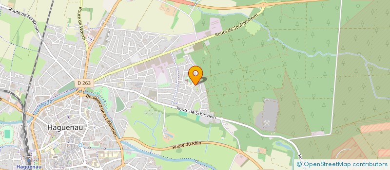 localisation de l'entreprise MADAME OPHELIE BRENNER  HAGUENAU