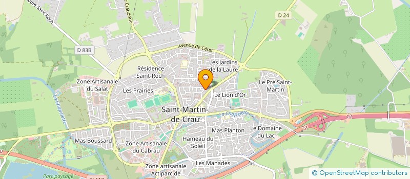 localisation de l'entreprise MADAME OPHELIE BRESCH à SAINT MARTIN DE CRAU