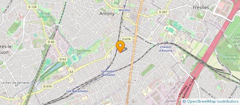 localisation de l'entreprise MADAME OPHELIE BRIARD à ANTONY