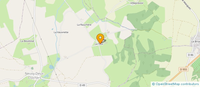 localisation de l'entreprise MADAME OPHELIE BRIZE  NEUVY-DEUX-CLOCHERS