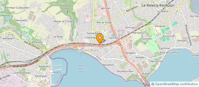 localisation de l'entreprise MADAME OPHELIE BRU à LE RELECQ-KERHUON