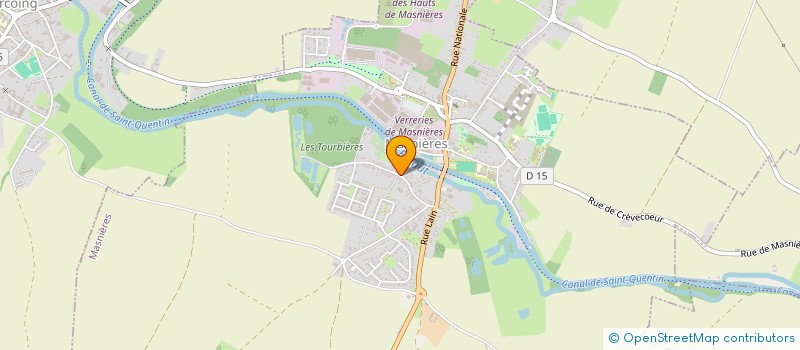 localisation de l'entreprise MADAME OPHELIE BRUNET  MASNIERES