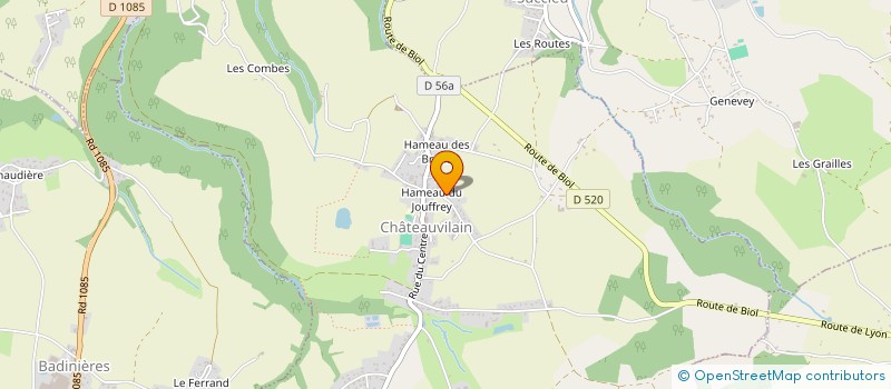 localisation de l'entreprise MADAME OPHELIE BRUNET  CHATEAUVILAIN