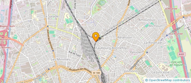 localisation de l'entreprise MADAME OPHELIE BURGSTAHLER à TOULOUSE