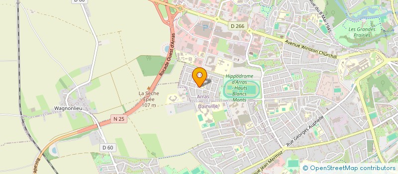 localisation de l'entreprise MADAME OPHELIE CADET à ARRAS