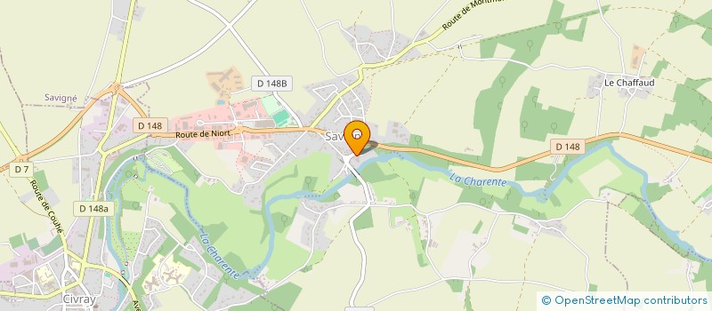 localisation de l'entreprise MADAME OPHELIE CAILLAUD à SAVIGNE