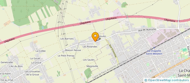 localisation de l'entreprise MADAME OPHELIE CALEIRO à CHAINGY