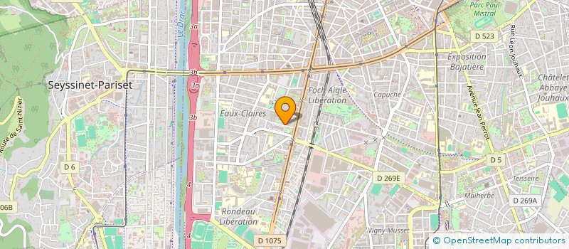 localisation de l'entreprise MADAME OPHELIE CARPENTIER  GRENOBLE