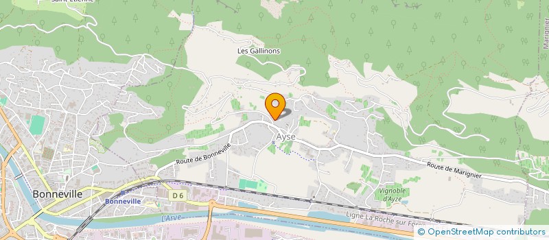 localisation de l'entreprise MADAME OPHELIE CARRIER-JACQUEMOUD  AYSE