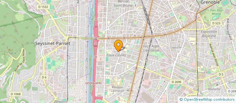 localisation de l'entreprise MADAME OPHELIE CASCO  GRENOBLE