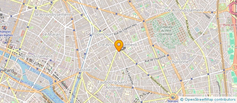 localisation de l'entreprise MADAME OPHELIE CAZALENS à VINCENNES