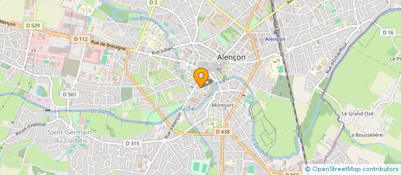 localisation de l'entreprise MADAME OPHELIE CHAMBERS à ALENCON