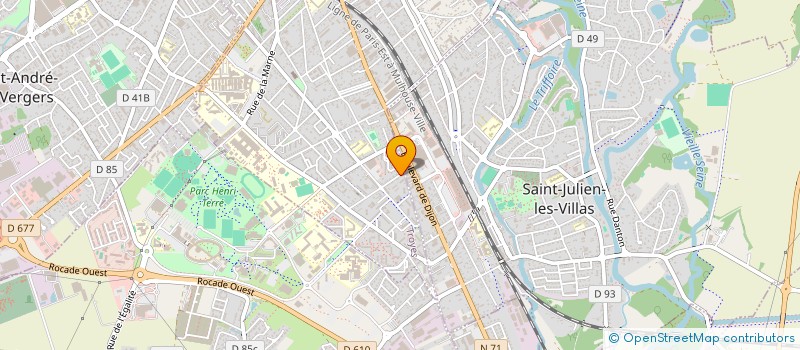 localisation de l'entreprise MADAME OPHELIE CHAMPION à TROYES