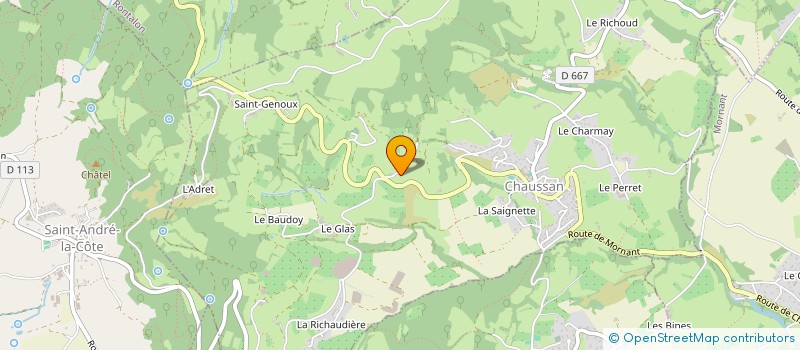 localisation de l'entreprise MADAME OPHELIE CHANAVAT  CHABANIERE