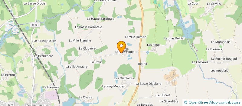 localisation de l'entreprise MADAME OPHELIE CHASSEREAUX  BONNEMAIN