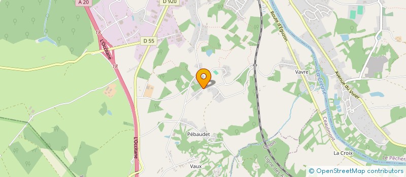 localisation de l'entreprise MADAME OPHELIE CHAUMONT à ARGENTON-SUR-CREUSE