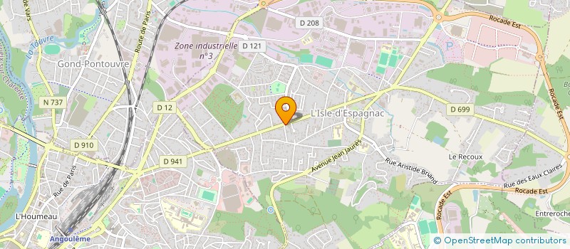 localisation de l'entreprise MADAME OPHELIE CHIFFOLLEAU à L'ISLE-D'ESPAGNAC