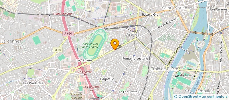 localisation de l'entreprise MADAME OPHELIE CHOSEROT à TOULOUSE