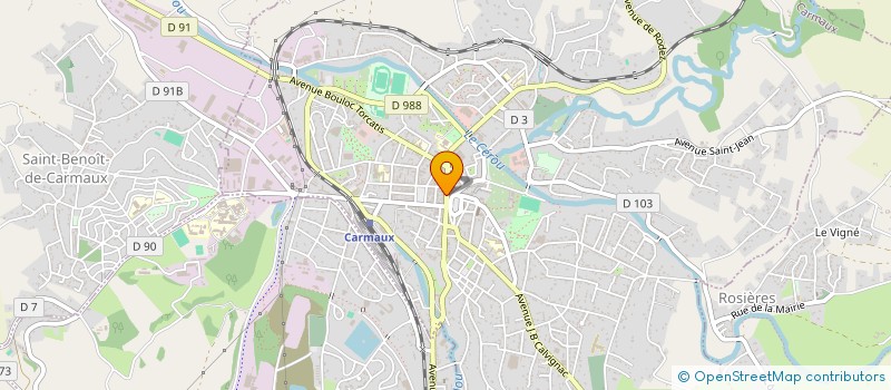 localisation de l'entreprise MADAME OPHELIE CIESLAK à CARMAUX
