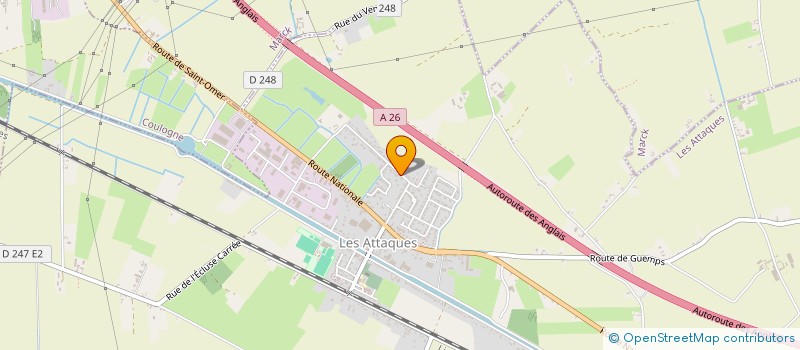 localisation de l'entreprise MADAME OPHELIE CLEUET  LES ATTAQUES