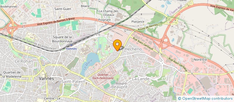 localisation de l'entreprise MADAME OPHELIE COHEN à VANNES