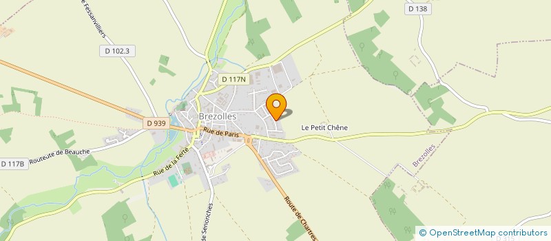 localisation de l'entreprise MADAME OPHELIE COLASSE à BREZOLLES