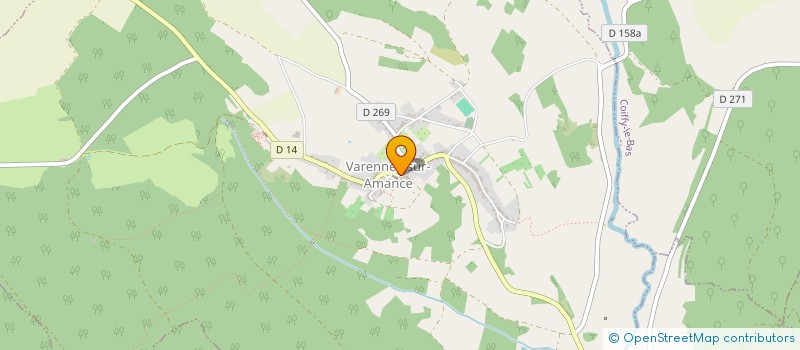localisation de l'entreprise MADAME OPHELIE COOTS à VARENNES-SUR-AMANCE