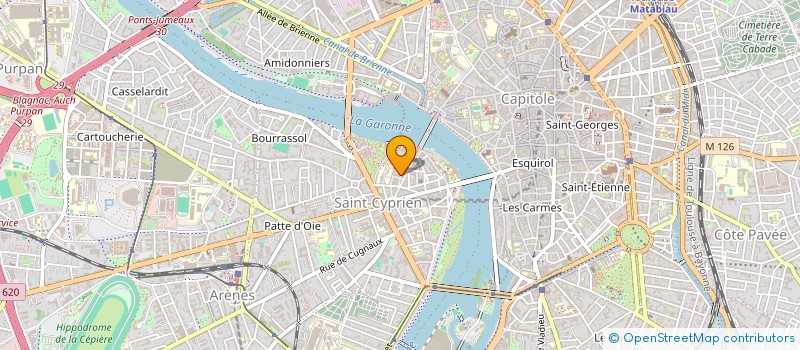 localisation de l'entreprise MADAME OPHELIE COUPE à TOULOUSE