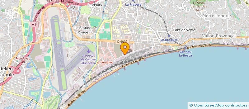 localisation de l'entreprise MADAME OPHELIE COURTOIS à CANNES