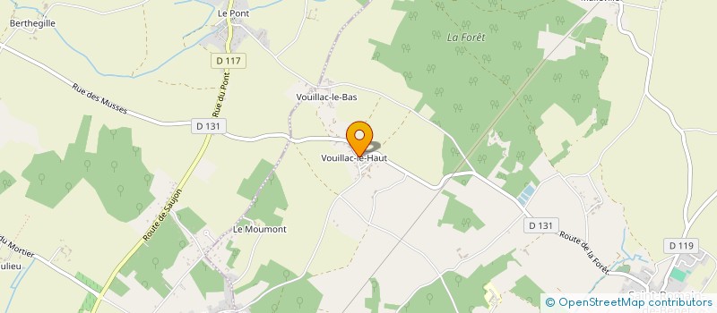 localisation de l'entreprise MADAME OPHELIE COUTEILLE  SAINT-ROMAIN-DE-BENET