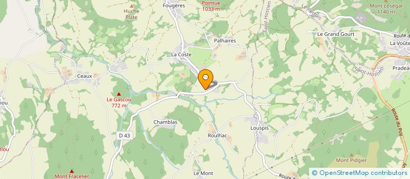 localisation de l'entreprise MADAME OPHELIE CRESPE  LA SEAUVE-SUR-SEMENE