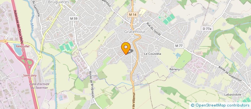 localisation de l'entreprise MADAME OPHELIE CRODIER  GRATENTOUR