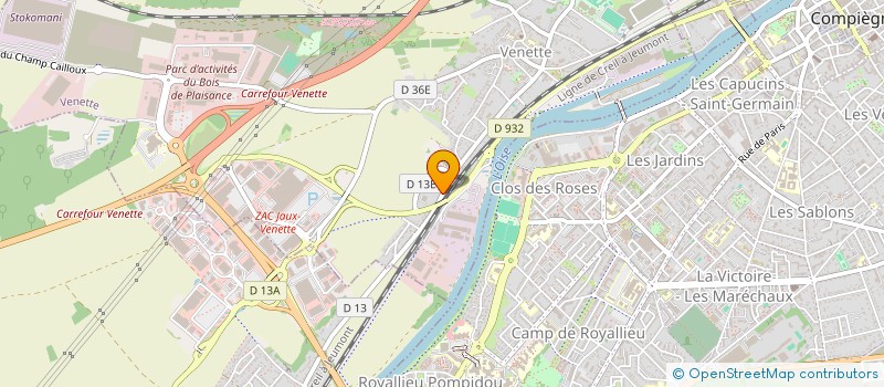 localisation de l'entreprise MADAME OPHELIE CRONIER  VENETTE