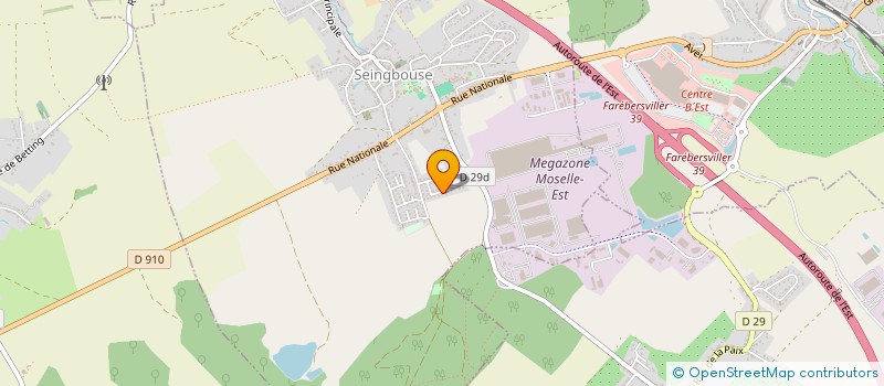 localisation de l'entreprise MADAME OPHELIE D'AMICO  SEINGBOUSE