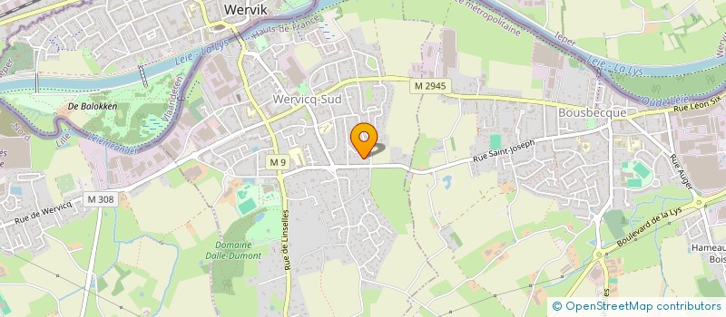 localisation de l'entreprise MADAME OPHELIE DA COSTA  WERVICQ-SUD