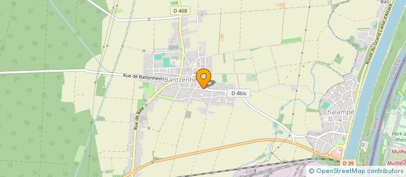 localisation de l'entreprise MADAME OPHELIE DA COSTA à BANTZENHEIM