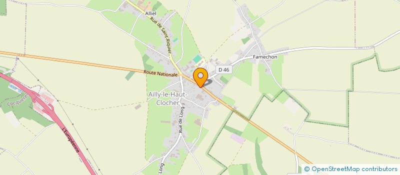 localisation de l'entreprise MADAME OPHELIE DAGUENEAU  AILLY-LE-HAUT-CLOCHER